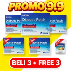 PAKEJ PROMO MERDEKA 9.9 (3 KOTAK GLUVERA FREE 2 KOTAK GLUVERA + FREE 1 POUCH GLUVERA TEA)