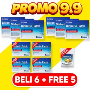 PAKEJ PROMO MERDEKA 9.9 (6 KOTAK GLUVERA FREE 4 KOTAK GLUVERA + FREE 1 POUCH GLUVERA TEA)